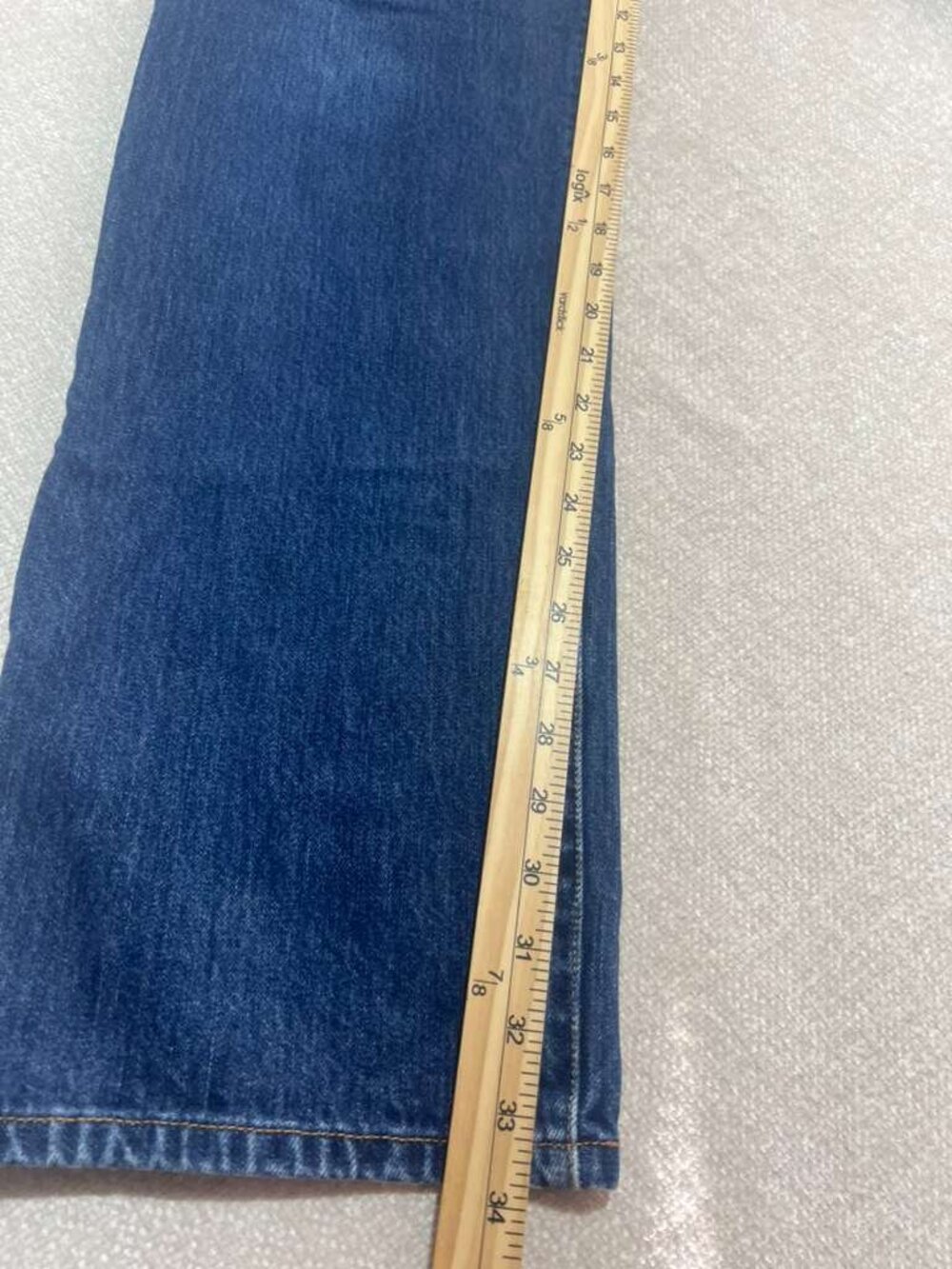 Levi's 501 Y2K Men's Jeans 34x34 Blue 100% Cotton Made in Mexico Button Fly - Picture 5 of 11